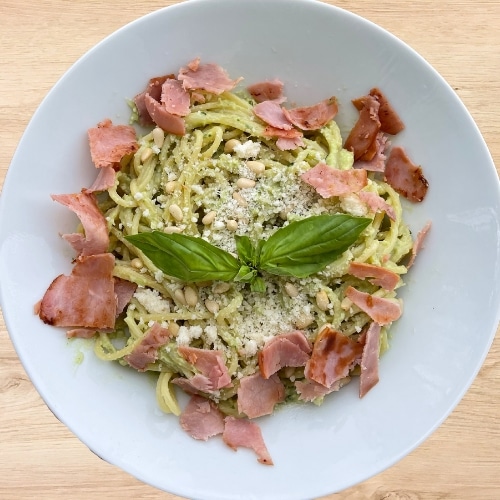 Spaghetti avocat